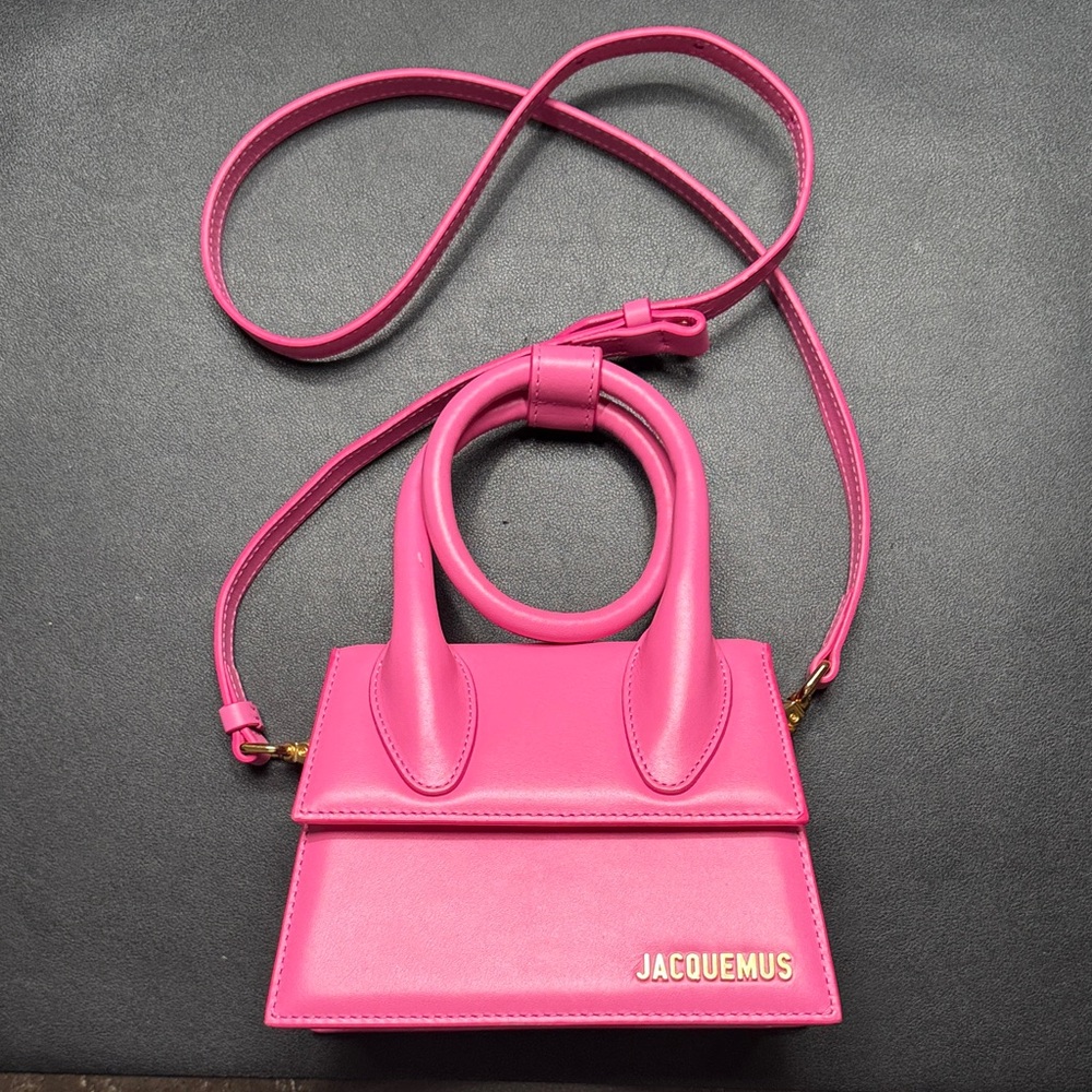 Jacquemus Vibrant Pink Mini Bag